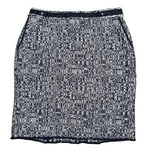 Ann Taylor Petite Tweed Pencil Skirt Size 6P Business Office Career Wear